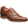 Spencer Two-tone Brogues -Fashion Shoe Shop barker spencer in rosewood calf and navy calf 1