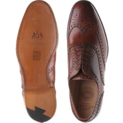 Arthur III Brogues -Fashion Shoe Shop cheaney arthur iii in dark leaf 3