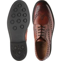 Avon R Rubber-soled Brogues -Fashion Shoe Shop cheaney avon r in dark leaf calf 3