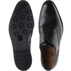Broad IIrubber-soled Brogues -Fashion Shoe Shop cheaney broad ii rubber in black calf 3