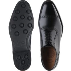 Fenchurchrubber-soled Semi-brogues -Fashion Shoe Shop cheaney fenchurch rubber in black calf 3