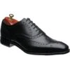 Litchfield Brogues -Fashion Shoe Shop cheaney litchfield in black calf 1