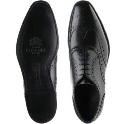 Litchfield Brogues -Fashion Shoe Shop cheaney litchfield in black calf 3