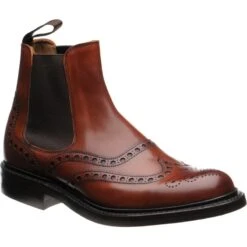 Tamar R Rubber-soled Brogue Boots