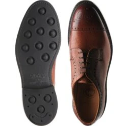 Tenterden II R Rubber-soled Semi-brogues -Fashion Shoe Shop cheaney tenterden ii r in mahogany grain calf 3