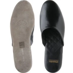 Air Travel Slippers -Fashion Shoe Shop church air travel in black 3