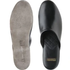 Arran Slippers -Fashion Shoe Shop church arran in black nappa 3