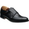 Chicago Double Monk Shoes -Fashion Shoe Shop church chicago in black calf 1