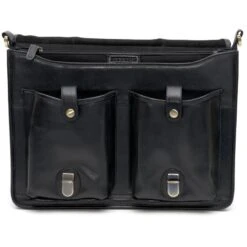 Aldgate Briefcase -Fashion Shoe Shop herring aldgate briefcase in black calf 4