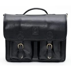 Aldgate Briefcase -Fashion Shoe Shop herring aldgate briefcase in black calf 6