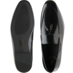 Andalusia Rubber-soled Tasselled Loafers -Fashion Shoe Shop herring andalusia in black calf 3