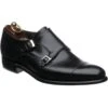 Attlee Double Monk Shoes 2 Attlee Double Monk Shoes -Fashion Shoe Shop herring attlee in black calf 1