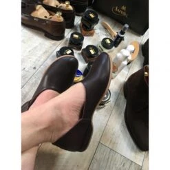 Baron Slippers -Fashion Shoe Shop herring baron in wine calf 6