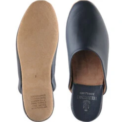 Baronet Slippers 7 Baronet Slippers -Fashion Shoe Shop herring baronet in navy calf 3
