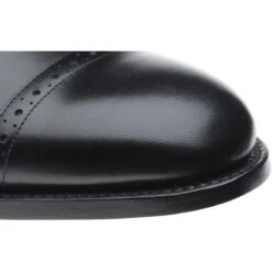 Belgravia Semi-brogues -Fashion Shoe Shop herring belgravia in black calf 5