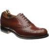 Birchwood Brogues -Fashion Shoe Shop herring birchwood in santalum brown polished 1