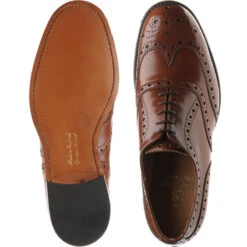 Birchwood Brogues 9 Birchwood Brogues -Fashion Shoe Shop herring birchwood in santalum brown polished 3