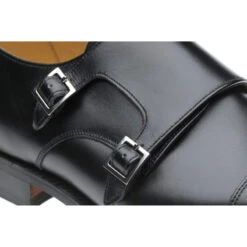 Bishop Rubber-soled Double Monk Shoes -Fashion Shoe Shop herring bishop in black calf 4