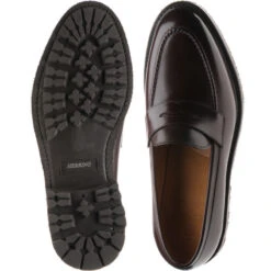 Brighton Rubber-soled Loafers -Fashion Shoe Shop herring brighton in dark brown calf 3
