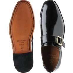Cardiff II Monk Shoes 9 Cardiff II Monk Shoes -Fashion Shoe Shop herring cardiff ii in black polished 3