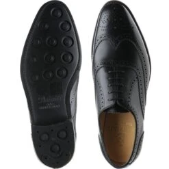 Carnabyrubber-soled Brogues 9 Carnabyrubber-soled Brogues -Fashion Shoe Shop herring carnaby rubber in black calf 3