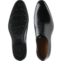 Chaucer R Rubber-soled Wholecuts 9 Chaucer R Rubber-soled Wholecuts -Fashion Shoe Shop herring chaucer r in black calf 3