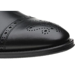 Clifton Hybrid-soled Semi-brogues -Fashion Shoe Shop herring clifton in black calf 5