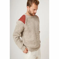 Commando Patch Sweater By Peregrine -Fashion Shoe Shop herring commando patch sweater by peregrine in skiddaw 4