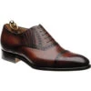 Dunkeld Semi-brogues -Fashion Shoe Shop herring dunkeld in rosewood calf 1