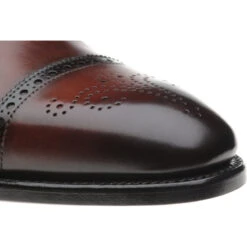 Dunkeld Semi-brogues -Fashion Shoe Shop herring dunkeld in rosewood calf 5