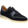 Dunsfold Rubber-soled Trainers -Fashion Shoe Shop herring dunsfold in navy calf and navy suede 1