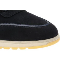 Dunsfold Rubber-soled Trainers -Fashion Shoe Shop herring dunsfold in navy calf and navy suede 5