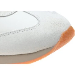 Fierce Trainer Rubber-soled -Fashion Shoe Shop herring fierce trainer in white calf and stone suede 5