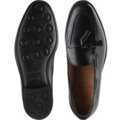 Fletcher Rubber-soled Tasselled Loafers -Fashion Shoe Shop herring fletcher in black calf 3
