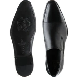 Frederick -Fashion Shoe Shop herring frederick in black calf and polished 3
