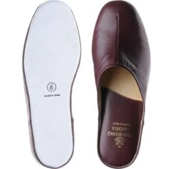 Gavin Slippers 9 Gavin Slippers -Fashion Shoe Shop herring gavin in burgundy kid 3