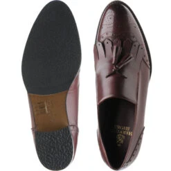 Giulietta Ladies Hybrid-soled Tasselled Loafers -Fashion Shoe Shop herring giulietta in burgundy calf 3