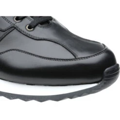 Goodwood Rubber-soled -Fashion Shoe Shop herring goodwood in black calf and white sole 5