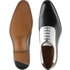 Gusbourne Two-tone Oxfords -Fashion Shoe Shop herring gusbourne in black and white calf 3