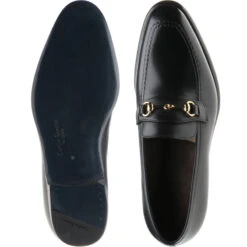 Harlington Loafers -Fashion Shoe Shop herring harlington in black calf 3