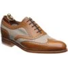 Henley II Two-tone Brogues -Fashion Shoe Shop herring henley ii in tan and canvas 1