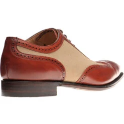 Henley Two-tone Brogues 10 Henley Two-tone Brogues -Fashion Shoe Shop herring henley in dark leaf and canvas 4