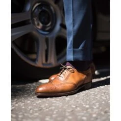 Henry II Brogues -Fashion Shoe Shop herring henry ii in chestnut calf 5