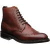 Langdale II Rubber-soled Brogue Boots 1 Langdale II Rubber-soled Brogue Boots -Fashion Shoe Shop herring langdale ii in mahogany grain 1