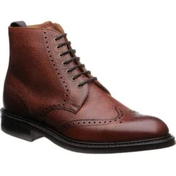 Langdale II Rubber-soled Brogue Boots