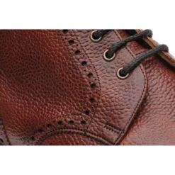 Langdale II Rubber-soled Brogue Boots -Fashion Shoe Shop herring langdale ii in mahogany grain 4