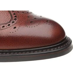 Langdale II Rubber-soled Brogue Boots -Fashion Shoe Shop herring langdale ii in mahogany grain 5