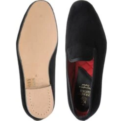 Marquis House Shoes -Fashion Shoe Shop herring marquis in black velvet 3