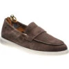 Matira Rubber-soled Loafers -Fashion Shoe Shop herring matira in brown suede 1