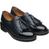 Miranda Ladies Rubber-soled Tasselled Loafers -Fashion Shoe Shop herring miranda in blue calf and black calf 1